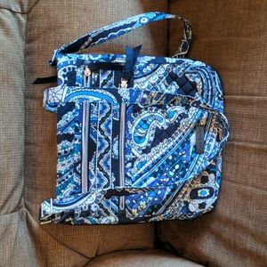 Vera Bradley Triple Zip Hipster in Deep Night Paisley